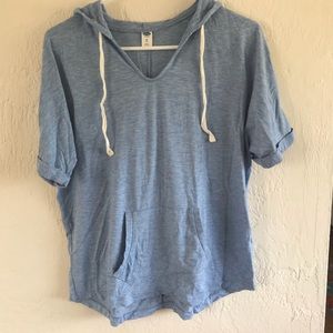 Old Navy Short Sleeved Hooded Top